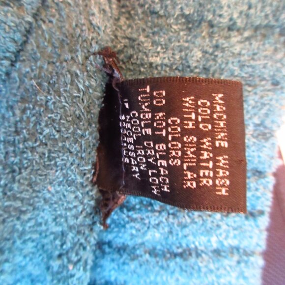 Vintage Y2K Wet Seal Teal Knit Sweater Top M Preppy Academia Retro Chic Corpcore - Picture 12 of 15